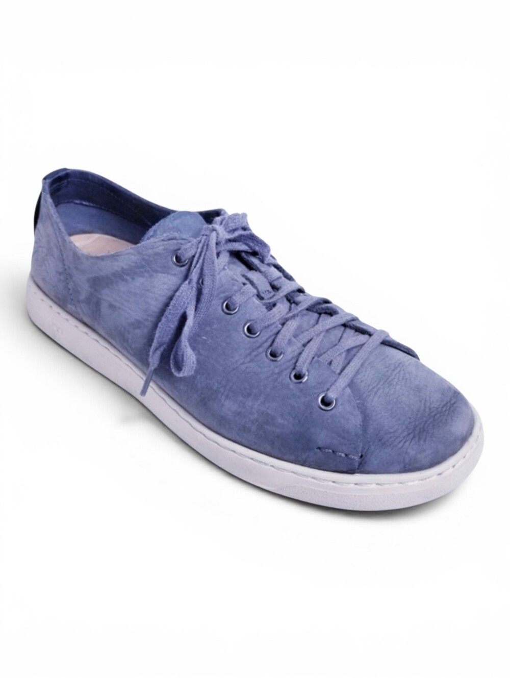 UGG Pismo Sneaker Low Men's 9.5 Gray Nubuck Leather Slip On Minimalist Sneakers